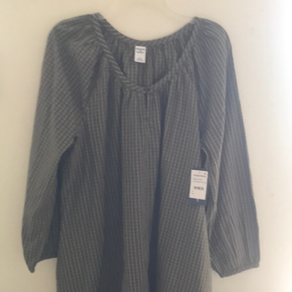 Women's Gray Striped Dress